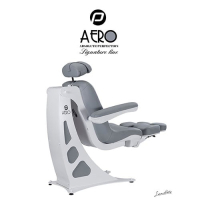 Aero+ elektrische behandelstoel bordeaux rood – ergonomisch