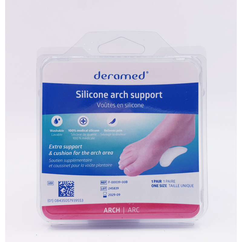 Fresco Deramed siliconen voetboogsteun voor comfort en support