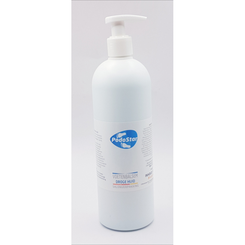 PodoStar Blauw Voetbalsem 500 ml – Professionele pompflacon