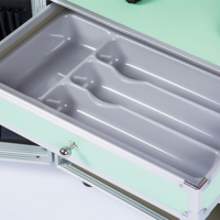 Chariot de pédicure PodoMobile Maxi - Vert