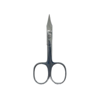 Ciseaux pédicure 9 cm – pointe courbée – acier brillant