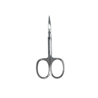 Ciseaux à ongles 9 cm – pointe courbée brillante – acier mat