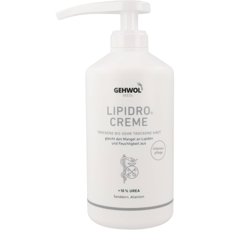Gehwol Med Lipidro Crème 500 ml -  Intensieve Verzorging voor Droge Voeten