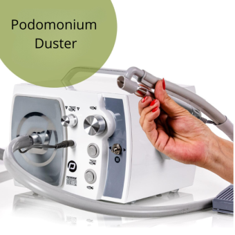 Podomonium Duster avec aspiration sous vide