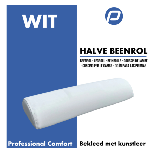 Halve beenrol wit – ergonomisch comfort voor elke voetbehandeling