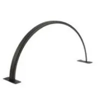Lampe de travail LED demi-lune noire 75 cm – dimmable 40 W