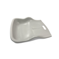 Dubbele Flexibele Opvangschaal Lichtgrijs – Hygiënisch & Comfort