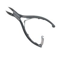 Pince de Coin 14,5cm - Mâchoire Aiguisée - Manche Courbé