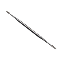 Lime coin d’ongle inox 15,5 cm – Double embout, grain moyen