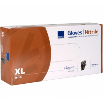 Handschoenen Nitril Soft Zwart - Abena - XL