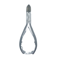 Pince Bec Courbé Inox 13,5 cm - Double Ressorts & Poignées Striées