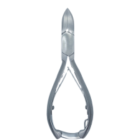 Pince Bec Courbé Inox 13,5 cm - Double Ressorts & Poignées Striées