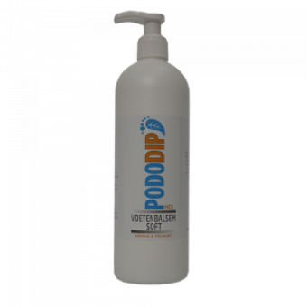 Voetencrème - ruwe schrale huid -  Pododip Honing & Yoghurt - 500 ml