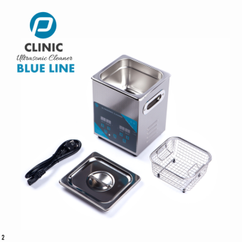 PClinic Blue Line Nettoyeur Ultrason 2L – Pro avec chauffage