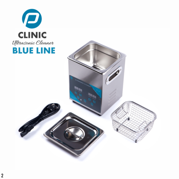 PClinic Blue Line Ultrasoon Reiniger 2L – Profi met verwarming