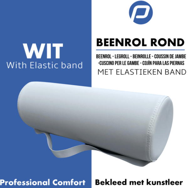 Beenrol Wit met elastiek 