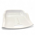 Dubbele Flexibele Opvangschaal Wit – Hygiënisch & Comfortabel