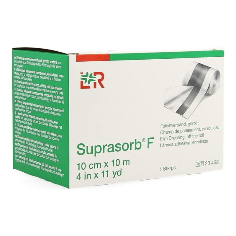 Suprasorb F film de plaie 10cm x 10m – Transparent & flexible