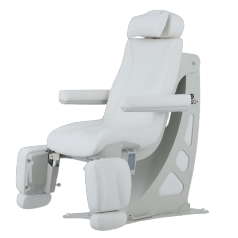 Aero+ fauteuil de soin électrique blanc – pédicure ergonomique