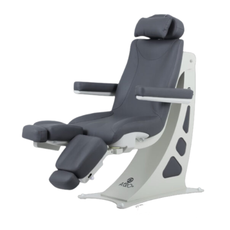 Aero+ fauteuil de soin électrique gris – pédicure ergonomique