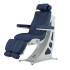Aero+ elektrische behandelstoel marineblauw – ergonomisch pedicure