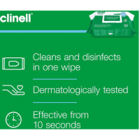 Clinell Universal Wipes / Doekjes Schimmel- bacterie- virusdodend - 100 st