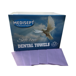 Dental  towel doekje -Table - Soft Tone - kleur paars