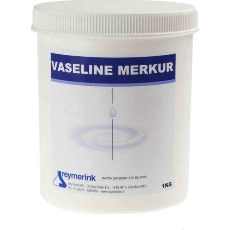 Zuurvrije Vaseline Merkur 100g voor droge en gevoelige huid