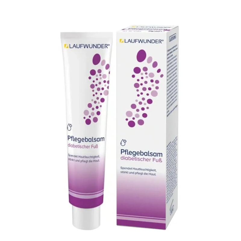 Baume pieds diabétiques Laufwunder 75 ml pieds fragiles
