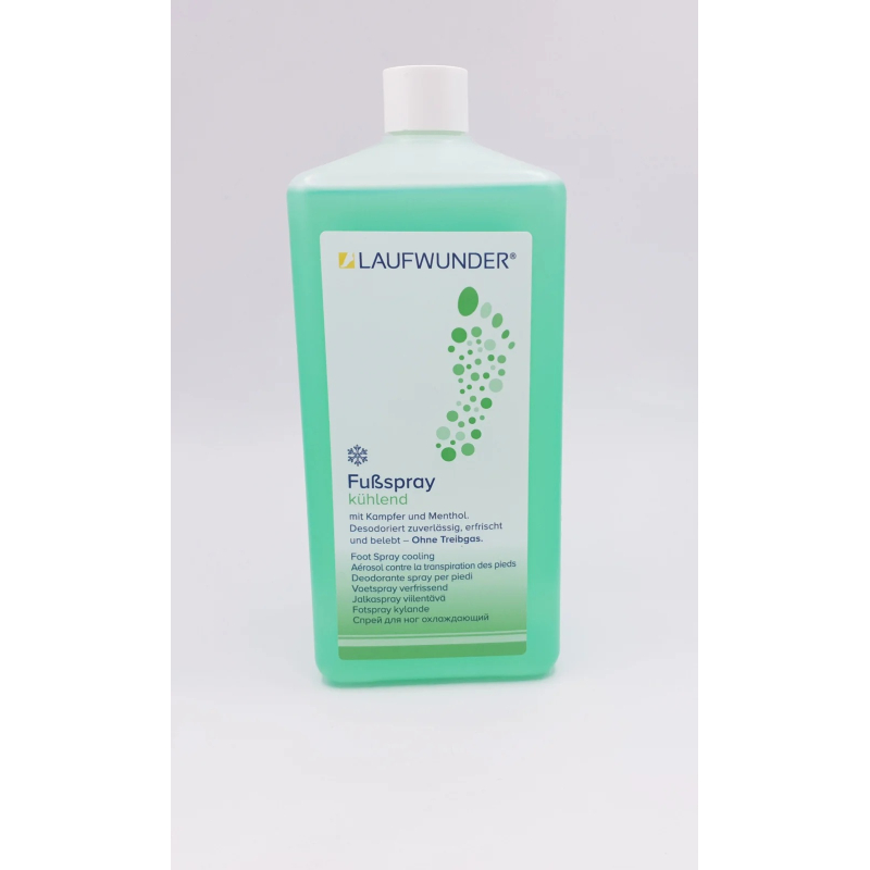Laufwunder Voetspray 1000 ml navulling voor pedicurepraktijk