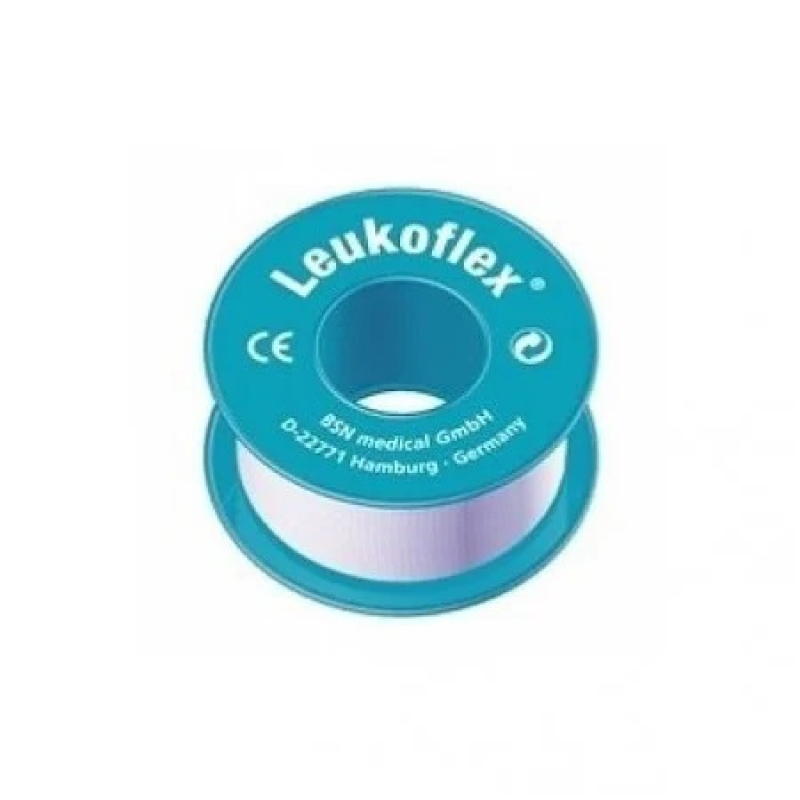Leukoflex® waterdichte fixatietape 2,5 cm x 5 m met deksel