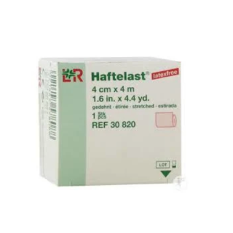 Haftelast Latexvrij Fixatiewindel 4 cm x 4m 1 rol