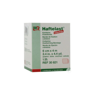 Haftelast Bandage Cohésive de Fixation 6 cm x 4 m 1 rouleau