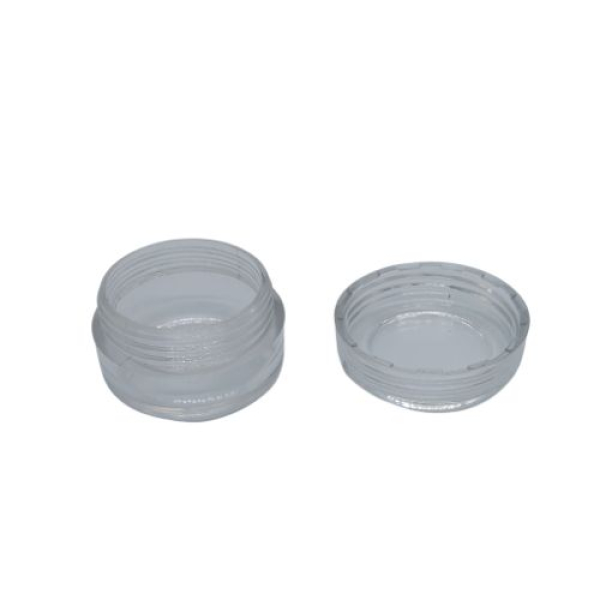 Transparant mengpotje - schroefdeksel – ideaal voor nail art - 10 st.