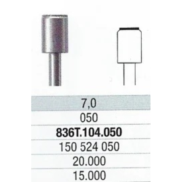 Edenta Cilinder Top Grip Diamant Ø 5 mm – Veilig precisiewerk