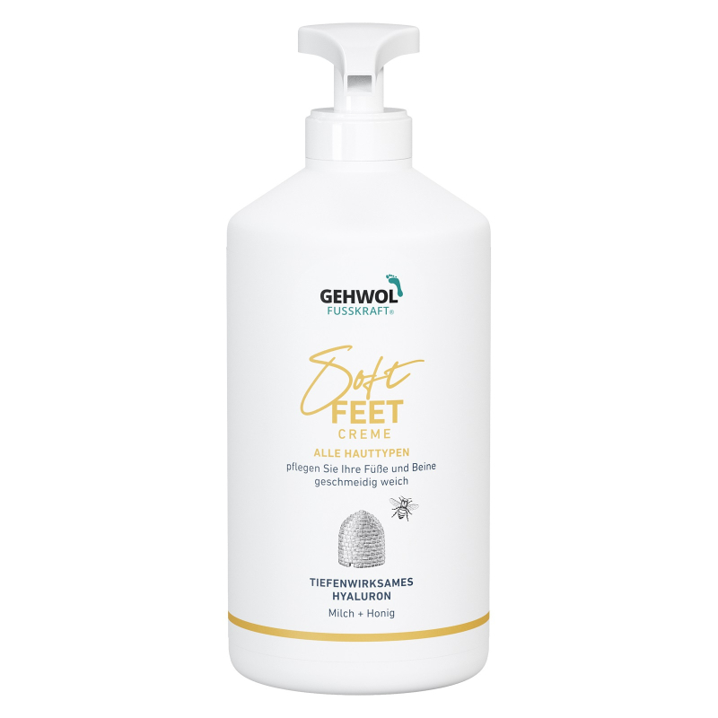 Gehwol Fusskraft Soft Feet Crème 500 ml: zijdezachte voeten & Benen 