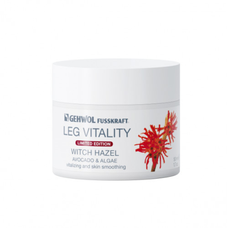 Gehwol Fusskraft Leg Vitality with Witch-Hazel 50ml - Soulagez instantanément la sensation de jambes lourdes et fatiguées