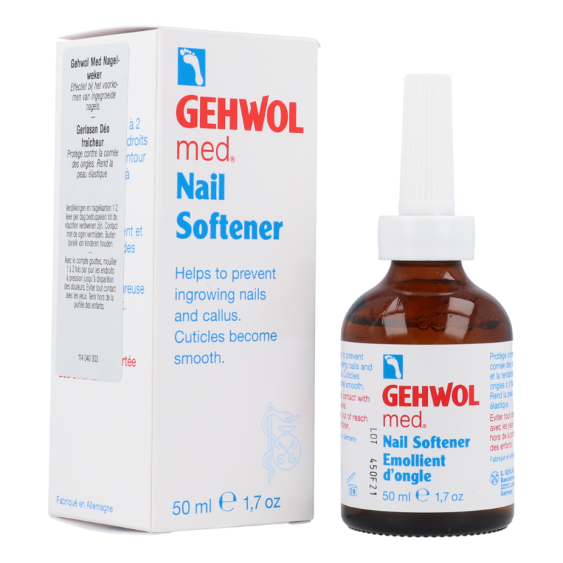 Gehwol Med Émollient Ongles 50 ml – Soulagement pour ongles incarnés