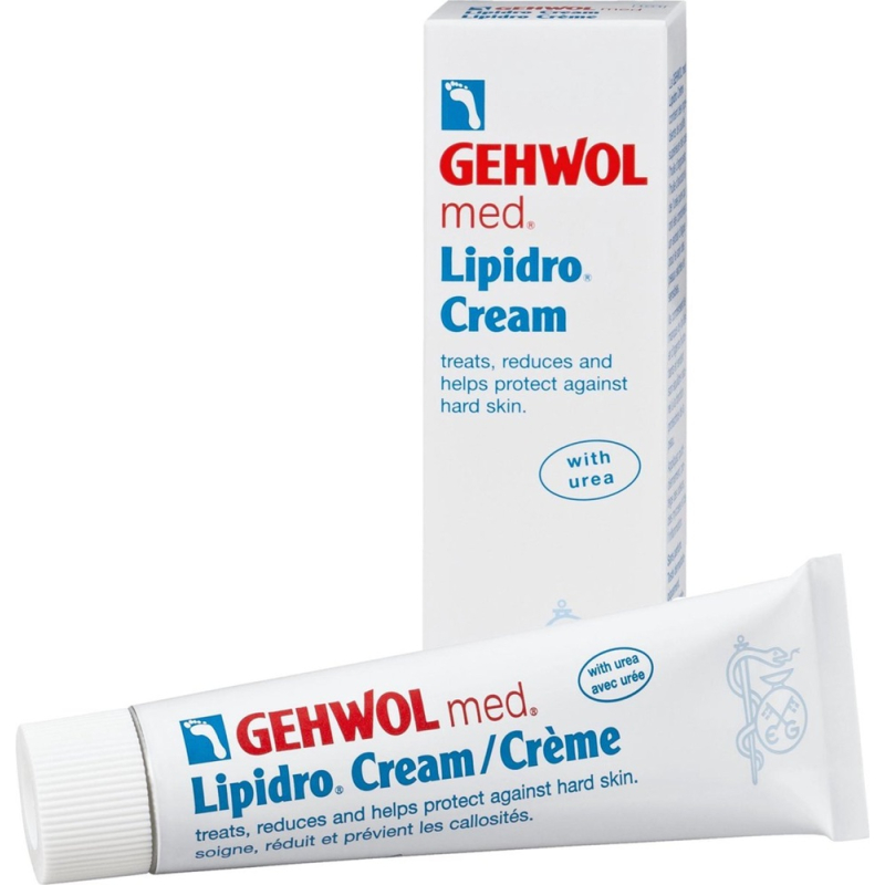 Gehwol Med Lipidro Crème 125 ml - Soins Intensifs pour les Pieds Secs