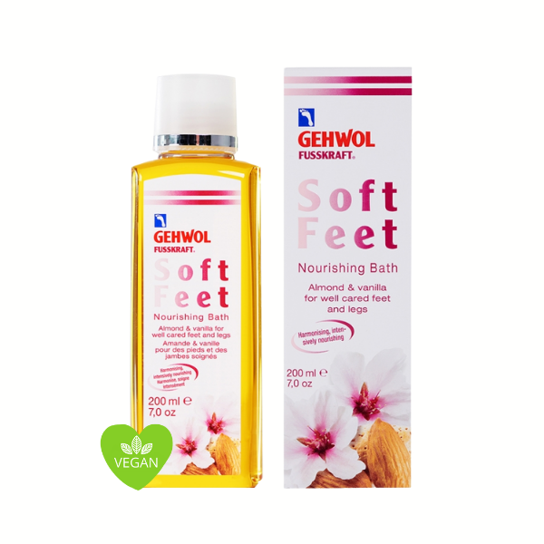 Gehwol Soft Feet badolie 200ml – Voedend en verzachtend voetbad