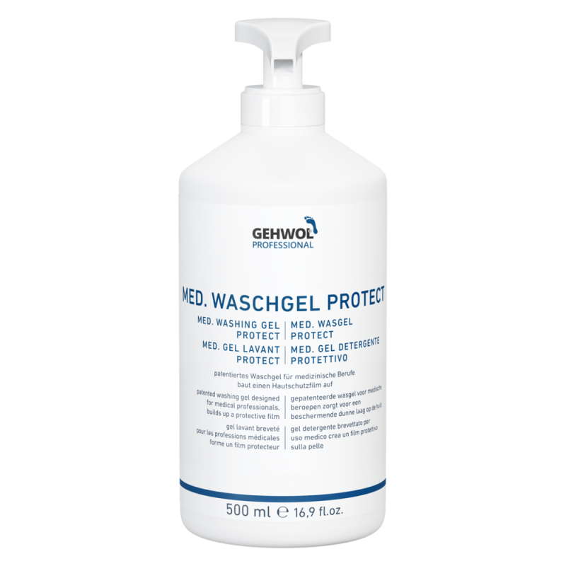 Gehwol Waschgel Protect 500ml – gel lavant doux professionnel