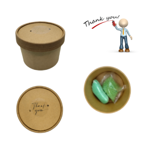 Geschenkdoosje: groen zeepvoetje & voetbadzout – salonbedankje