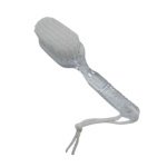 Manicureborstel transparant – dubbele werking, 14,5 cm