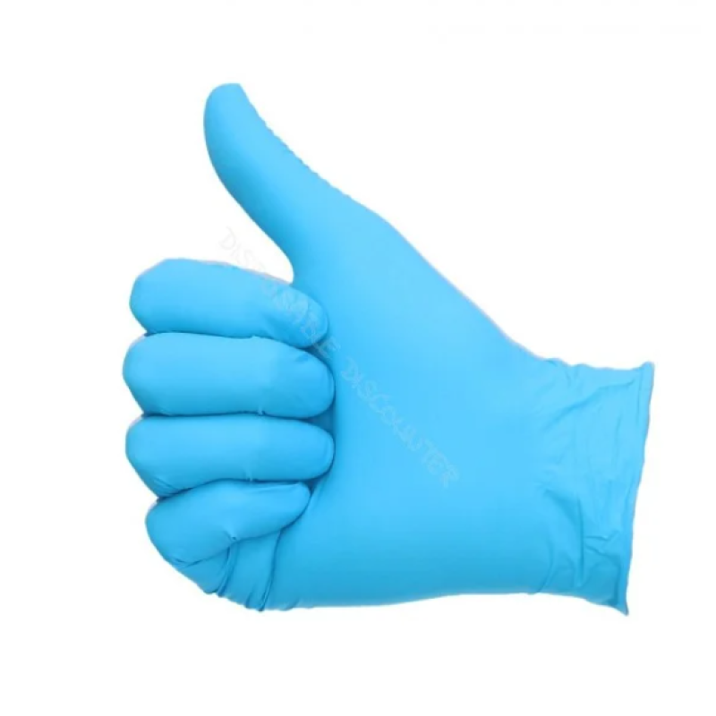  Gants Nitrile Sans Poudre - taille: Extra Small - Bleue