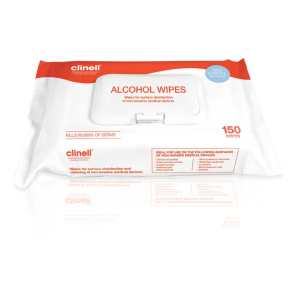 Alcohol doekjes - Wipes - 150 st. - Clinell