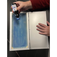 Inkt voor Afdrukraam met Sponsje 100 ml voor Voetafdrukken