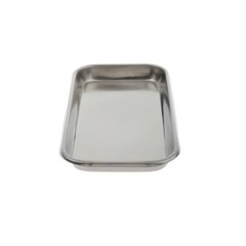 Plateau en acier inoxydable durable 320 x 220 x 10 mm