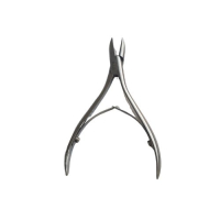 Hoektang Johann Kürtz 10 cm – rechte bek – RVS satijn – dubbele veer