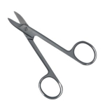 Nagelschaartje 11 cm – mat – rechte benen – RVS – snijlengte 13 mm