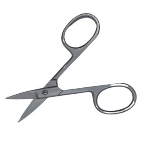 Professioneel nagelschaartje mat 9 cm – gebogen top